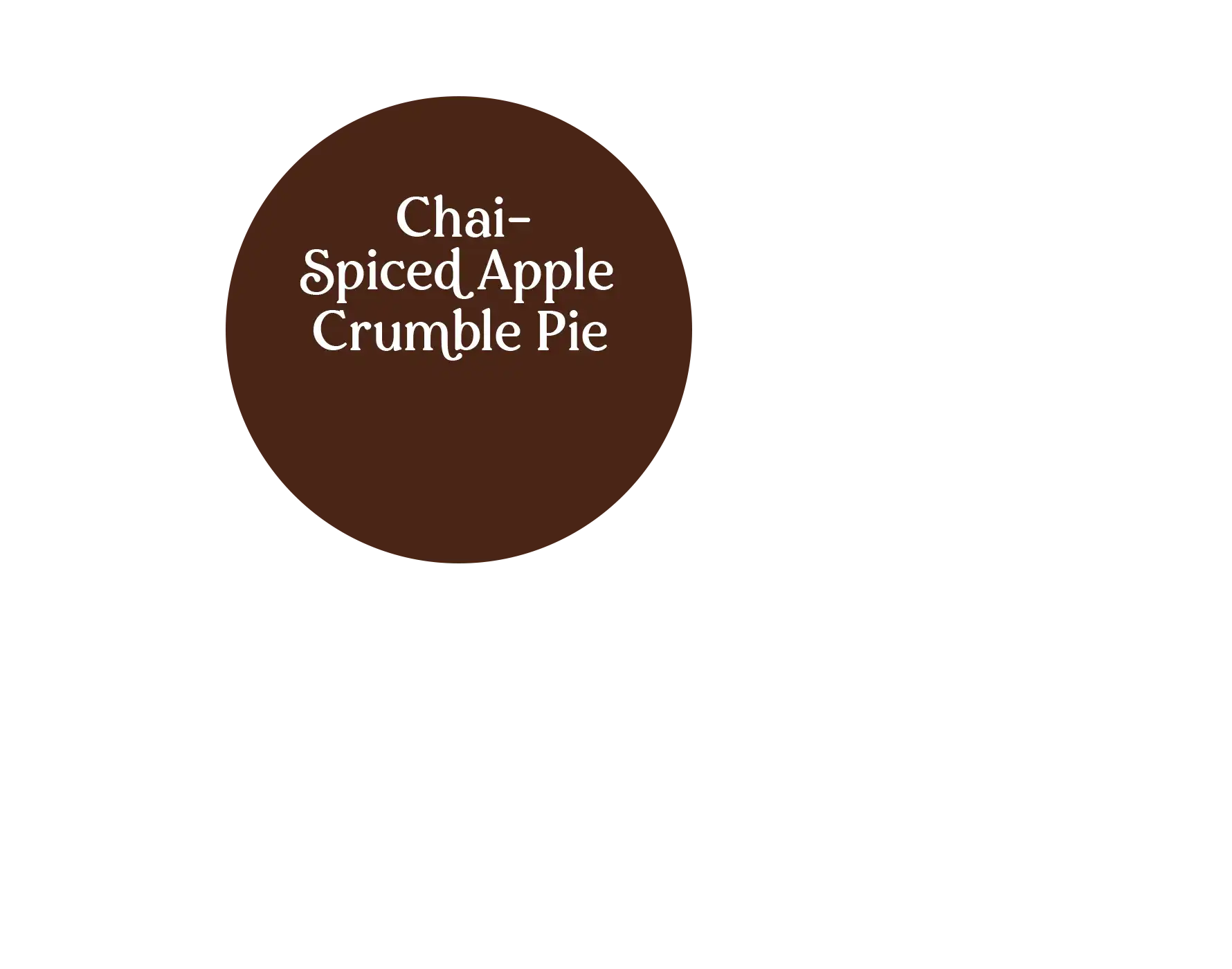 Chai-Spiced Apple Crumble Pie